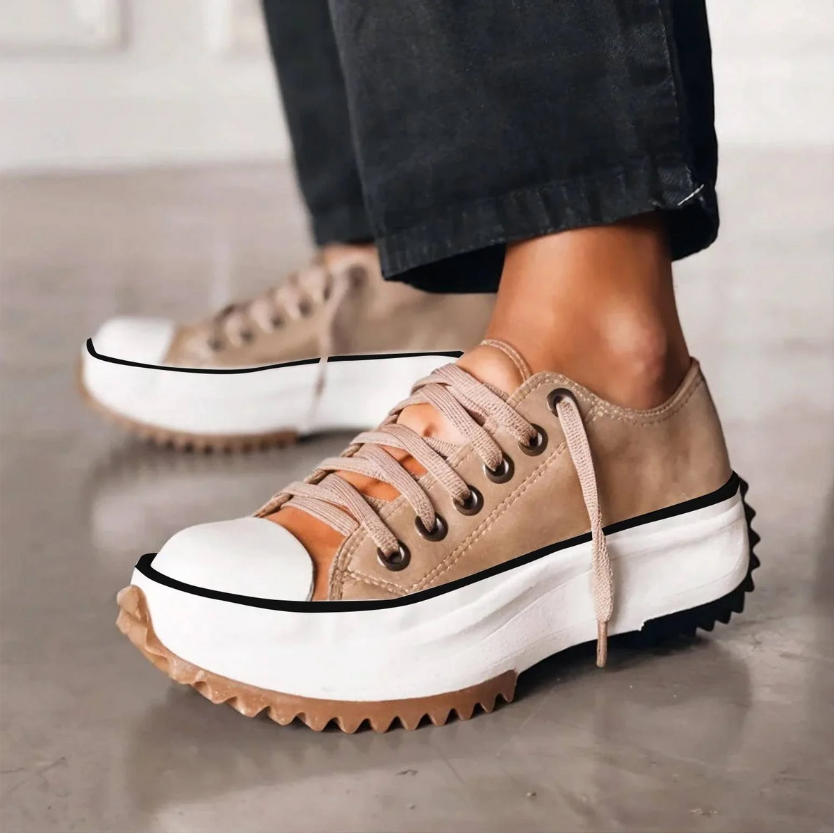 Kendall | Women's Platform Lace Up Sneakers
