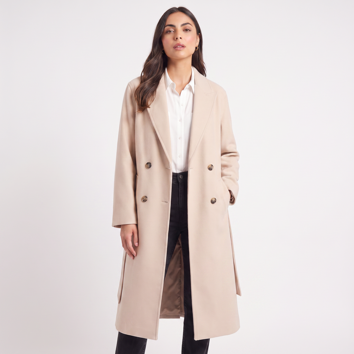 Long Button-Up Coat