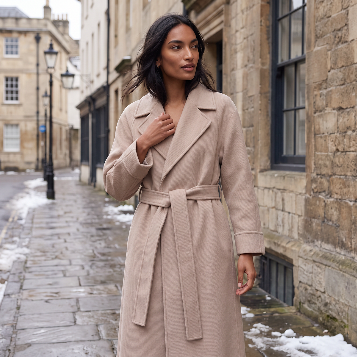 Belted Longline Coat