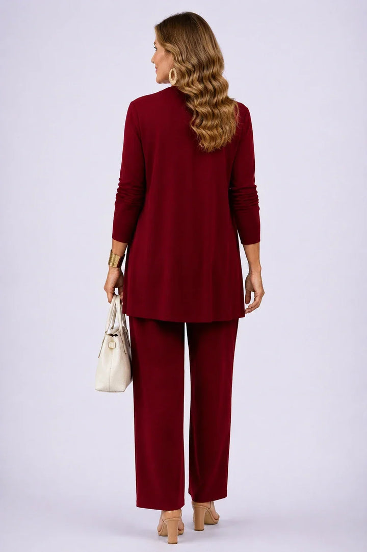 Holly | Burgundy Floral 3-Piece Set