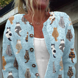 Blue Cardigan