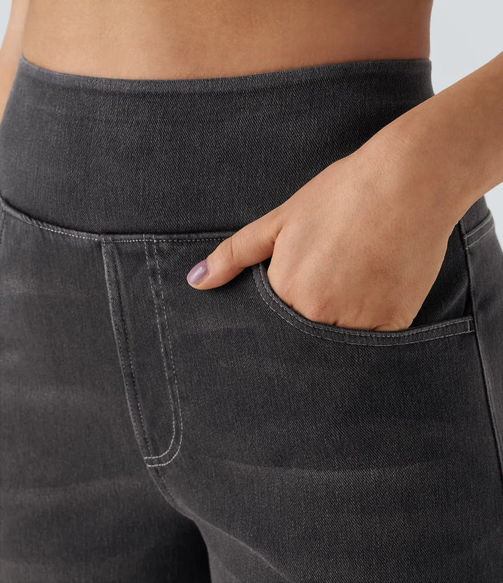 Eva | Comfortable &amp; Stretch High-Waist Trousers