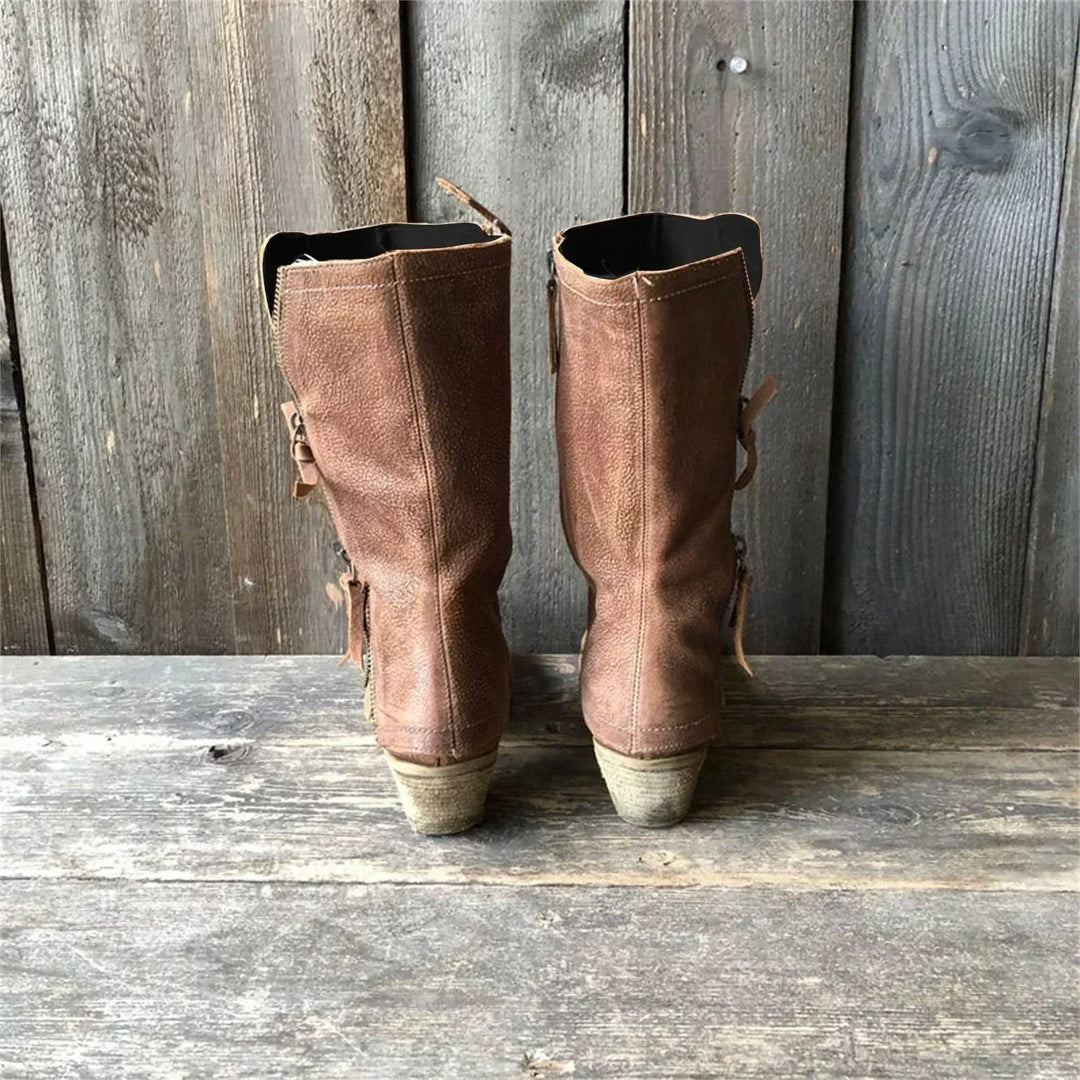 Amparo Leather Fall Boots