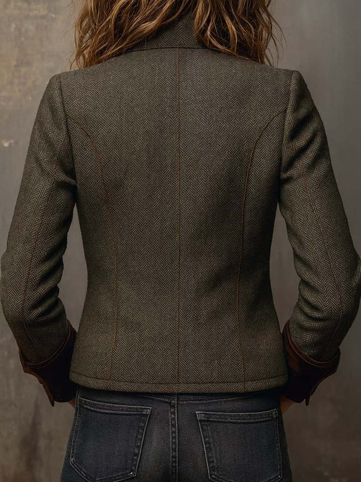 Honorine | Herringbone Blazer