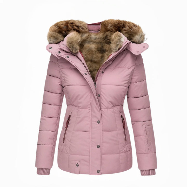 Anna | Hooded Quilted Winter Jacket