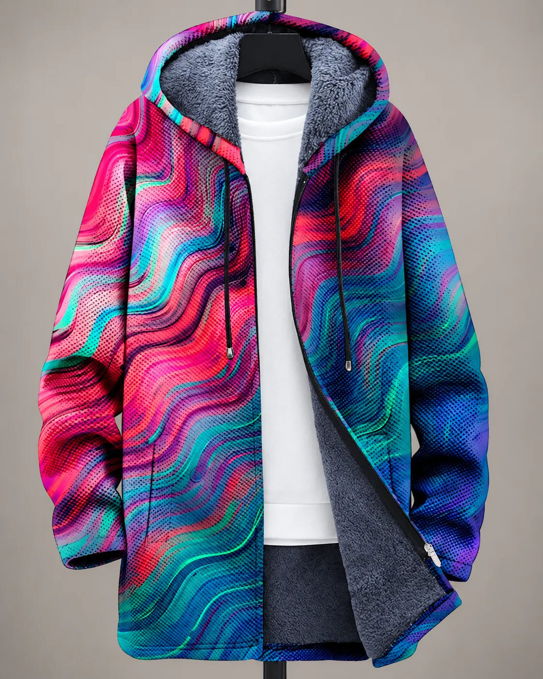 Rosalie Botanical Sketch Hooded Jacket