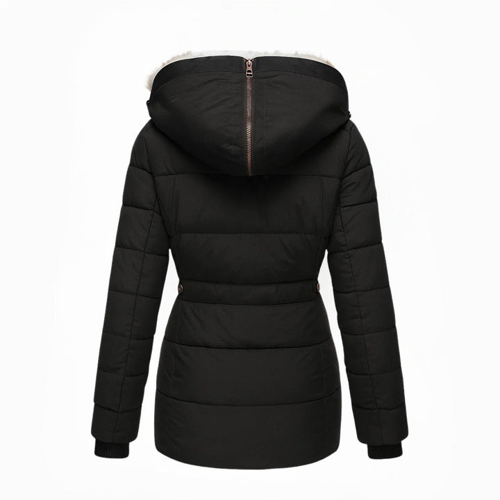 Anna | Hooded Quilted Winter Jacket
