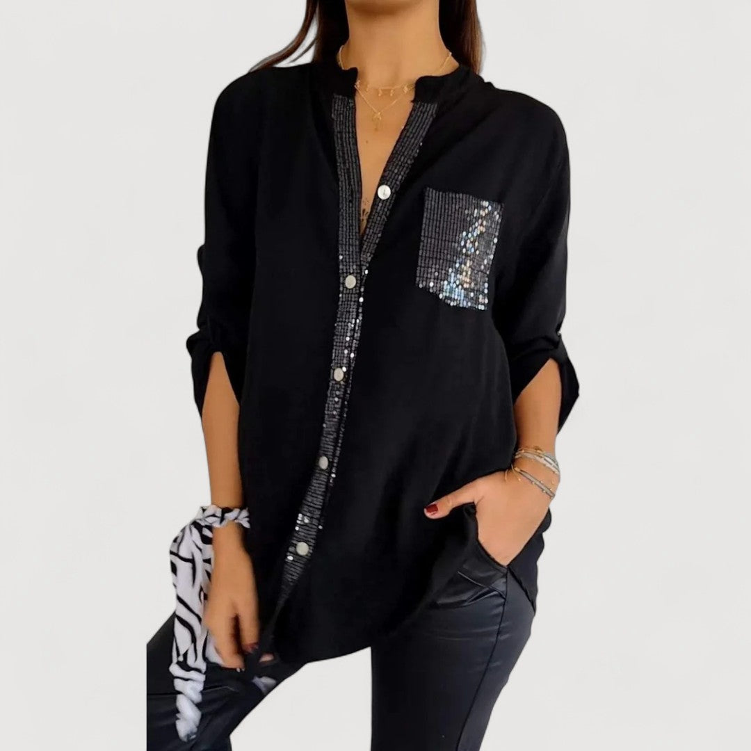 Renna | Sequin Detail Blouse