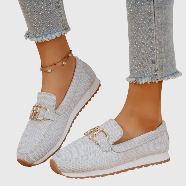Taylor | Metallic Detail Slip On Loafers