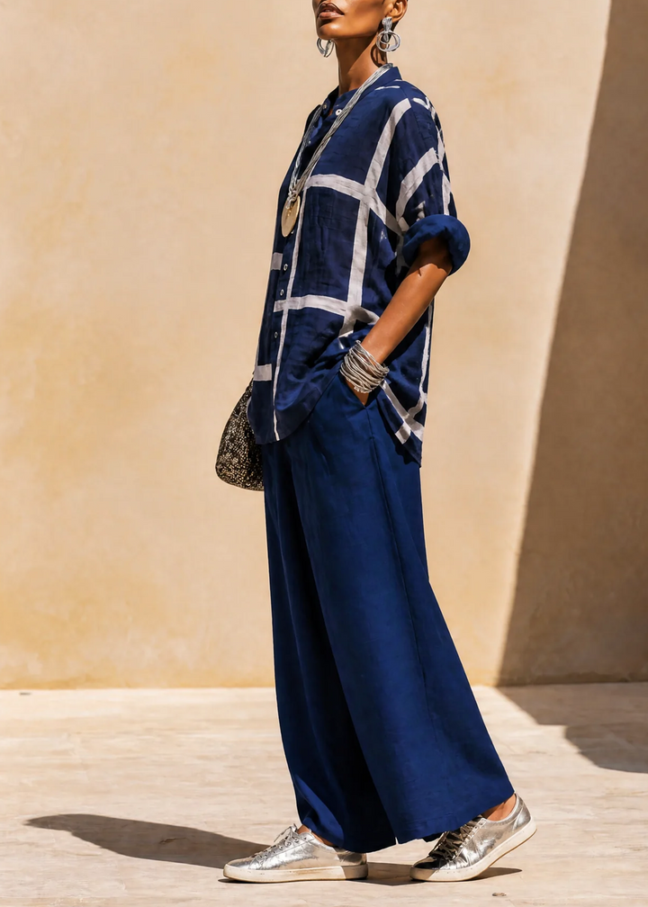 Corine Navy Blue Set
