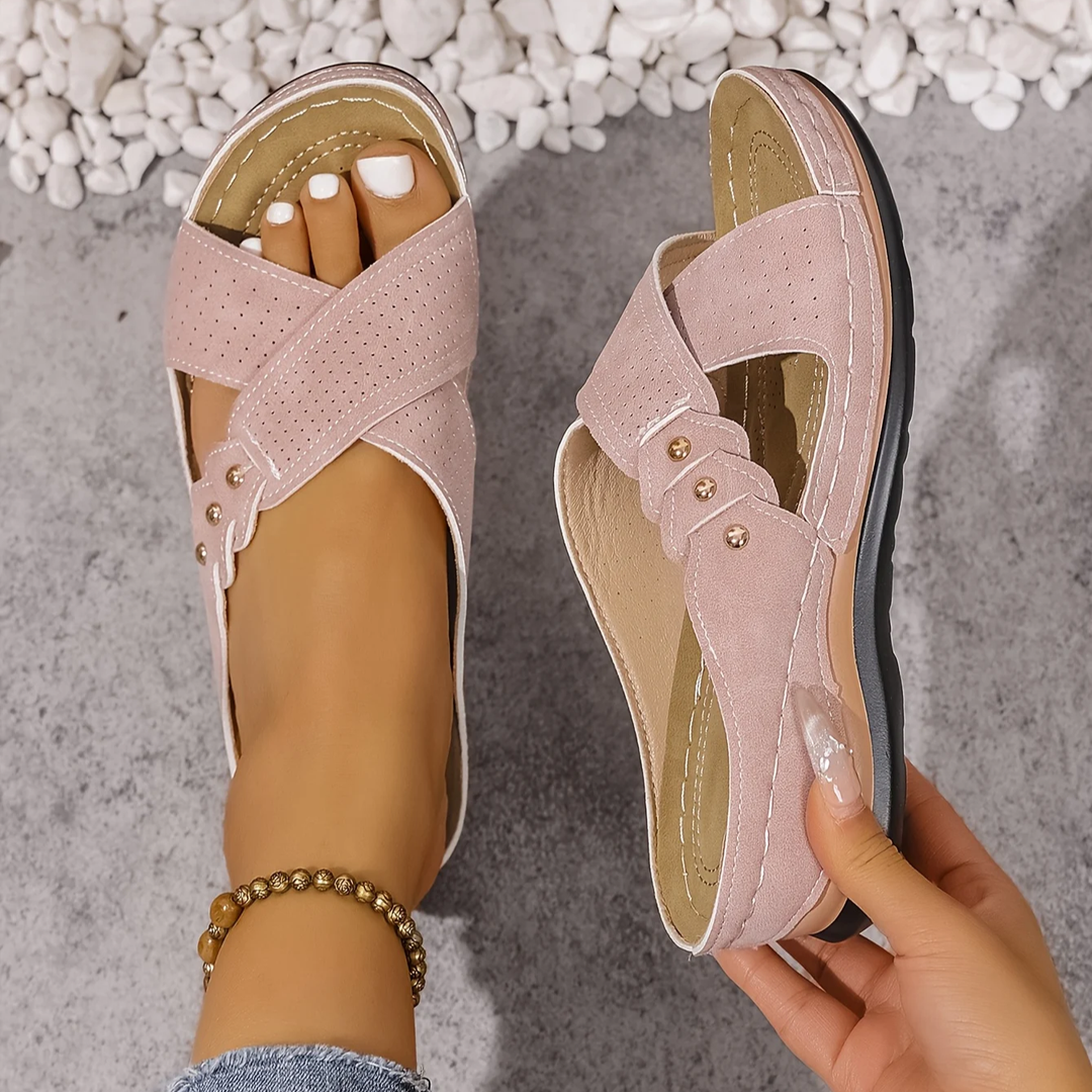 Estelle Orthopedic Wedge Sandal