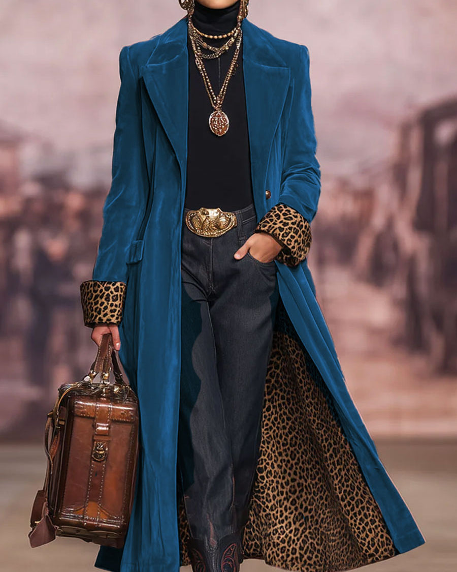 Faith | Leopard Print Long Coat