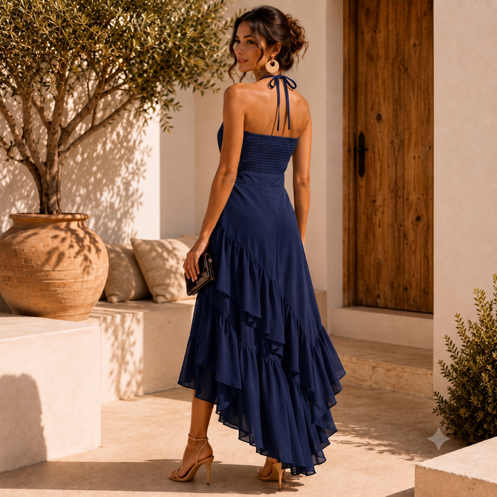 Bralow | Carla Elegant Asymmetric Hem Dress