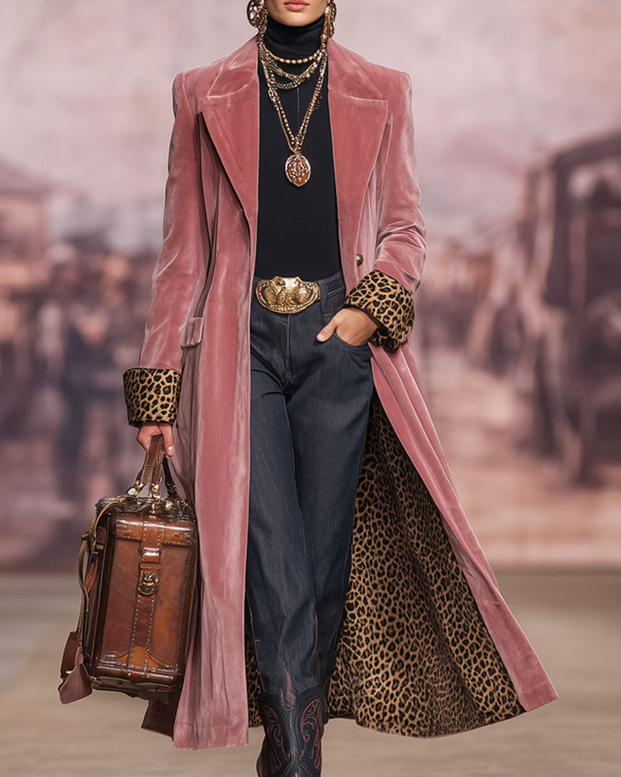 Faith | Leopard Print Long Coat