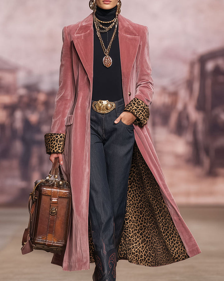 Faith | Leopard Print Long Coat