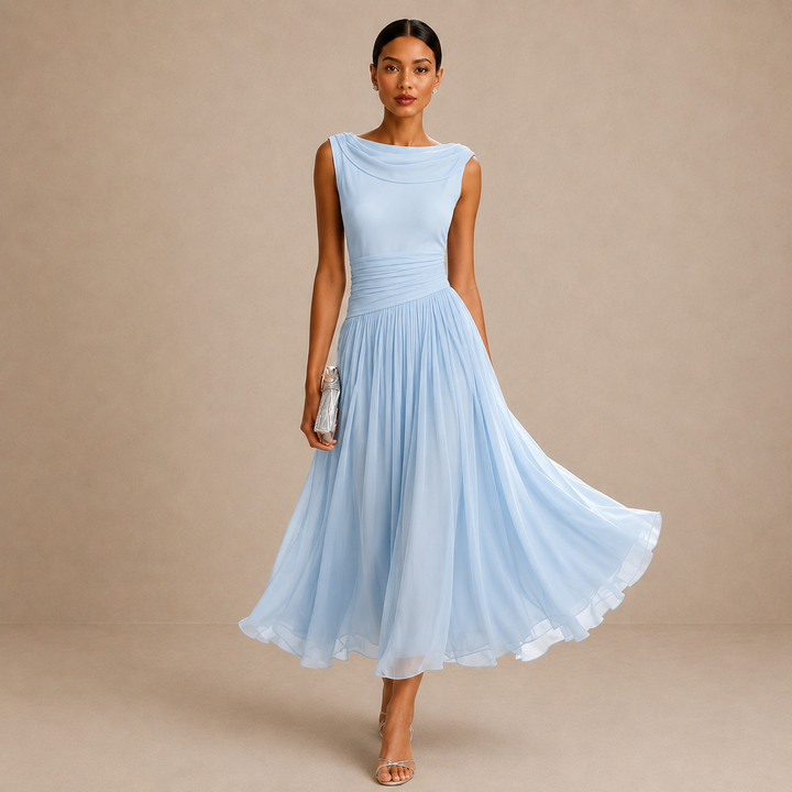 Bralow | Pleated Midi Dress