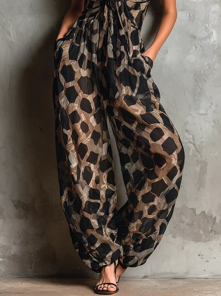 Constance | Leopard Print Jumpsuit