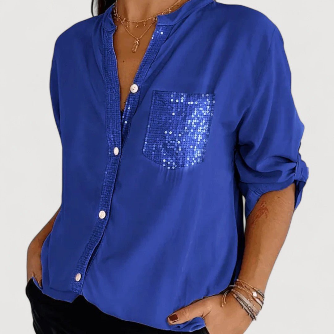 Renna | Sequin Detail Blouse
