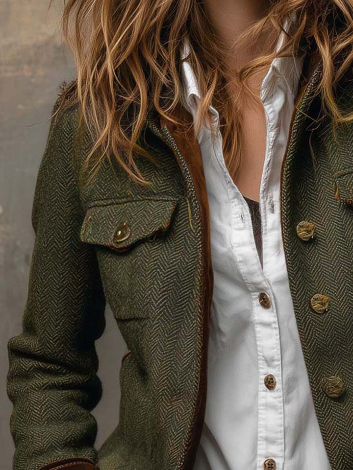 Honorine | Herringbone Blazer