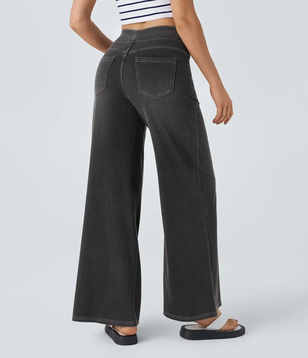 Eva | Comfortable &amp; Stretch High-Waist Trousers