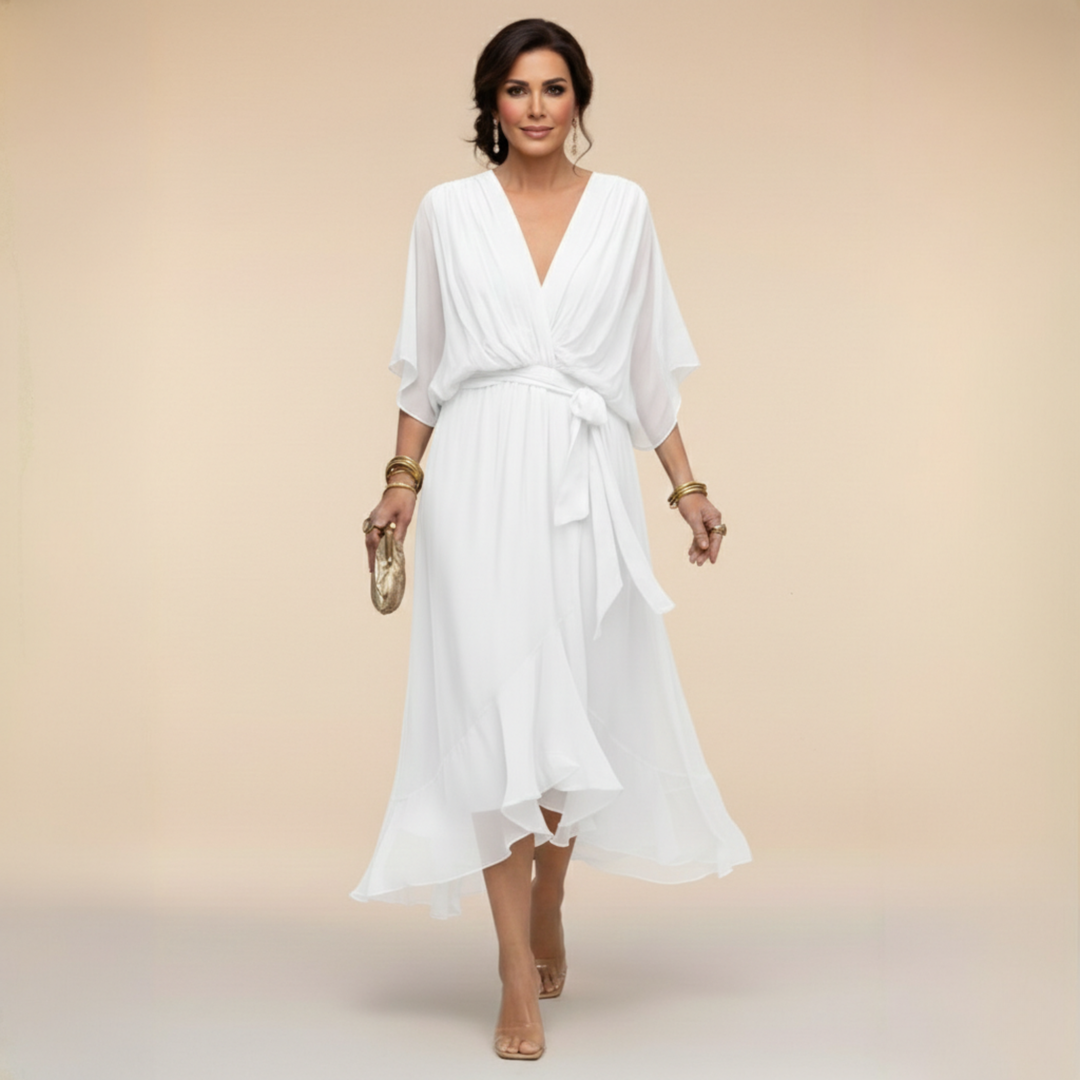 Bralow | Monica – V-Neck Flowing Dress
