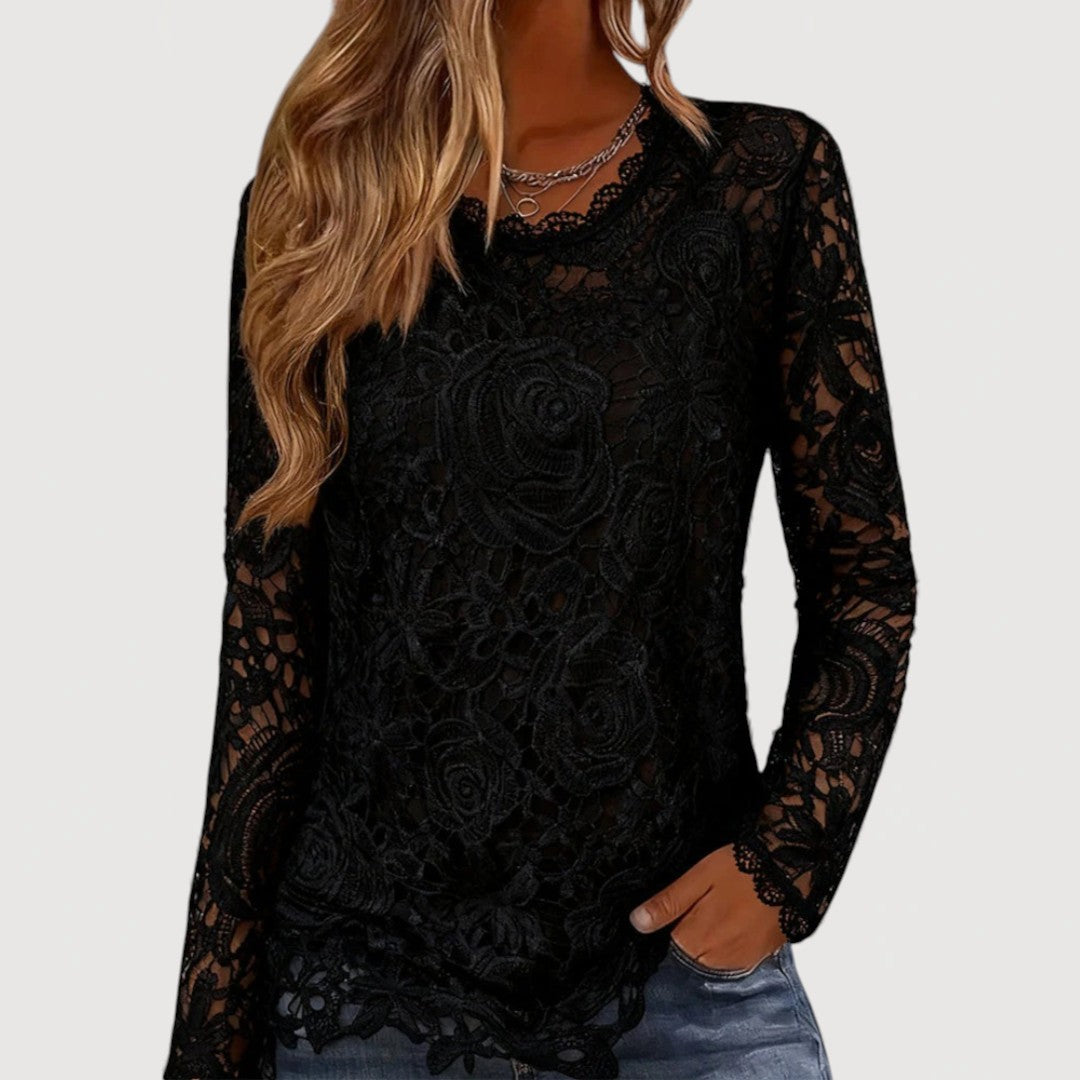 Amelise | Lace Detail Top