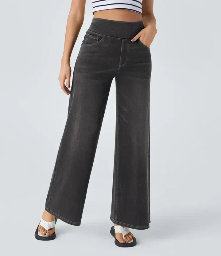 Eva | Comfortable &amp; Stretch High-Waist Trousers