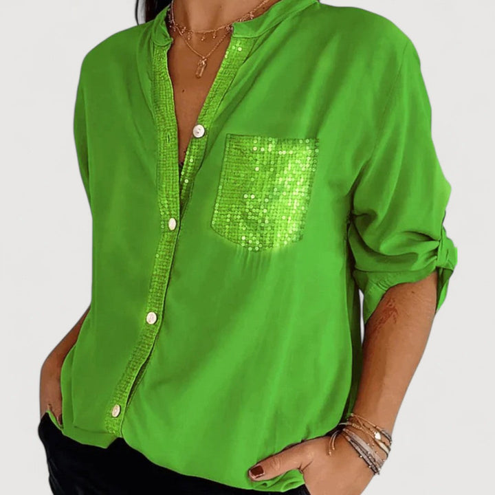 Renna | Sequin Detail Blouse