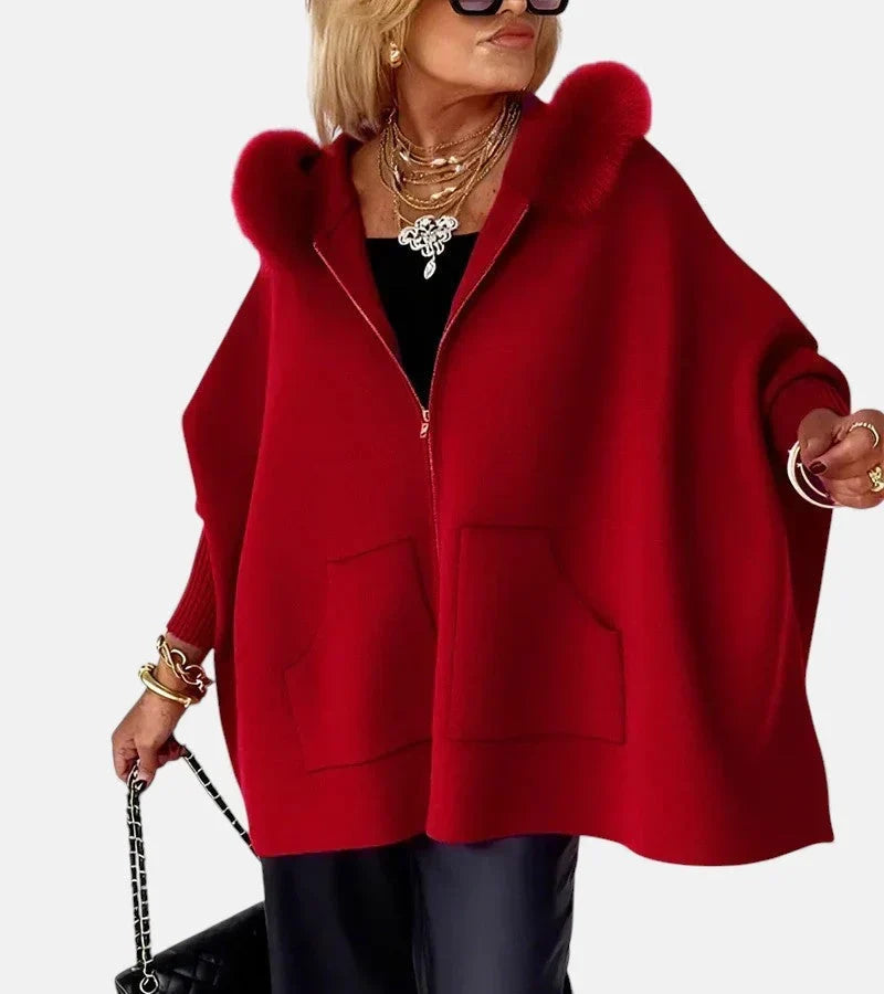 Kylie | Women's Oversized Zip Up Hooded Jacket