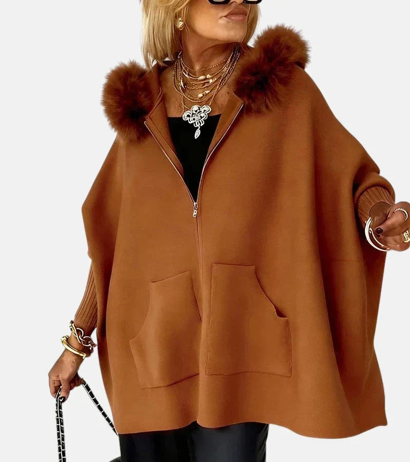 Kylie | Women's Oversized Zip Up Hooded Jacket