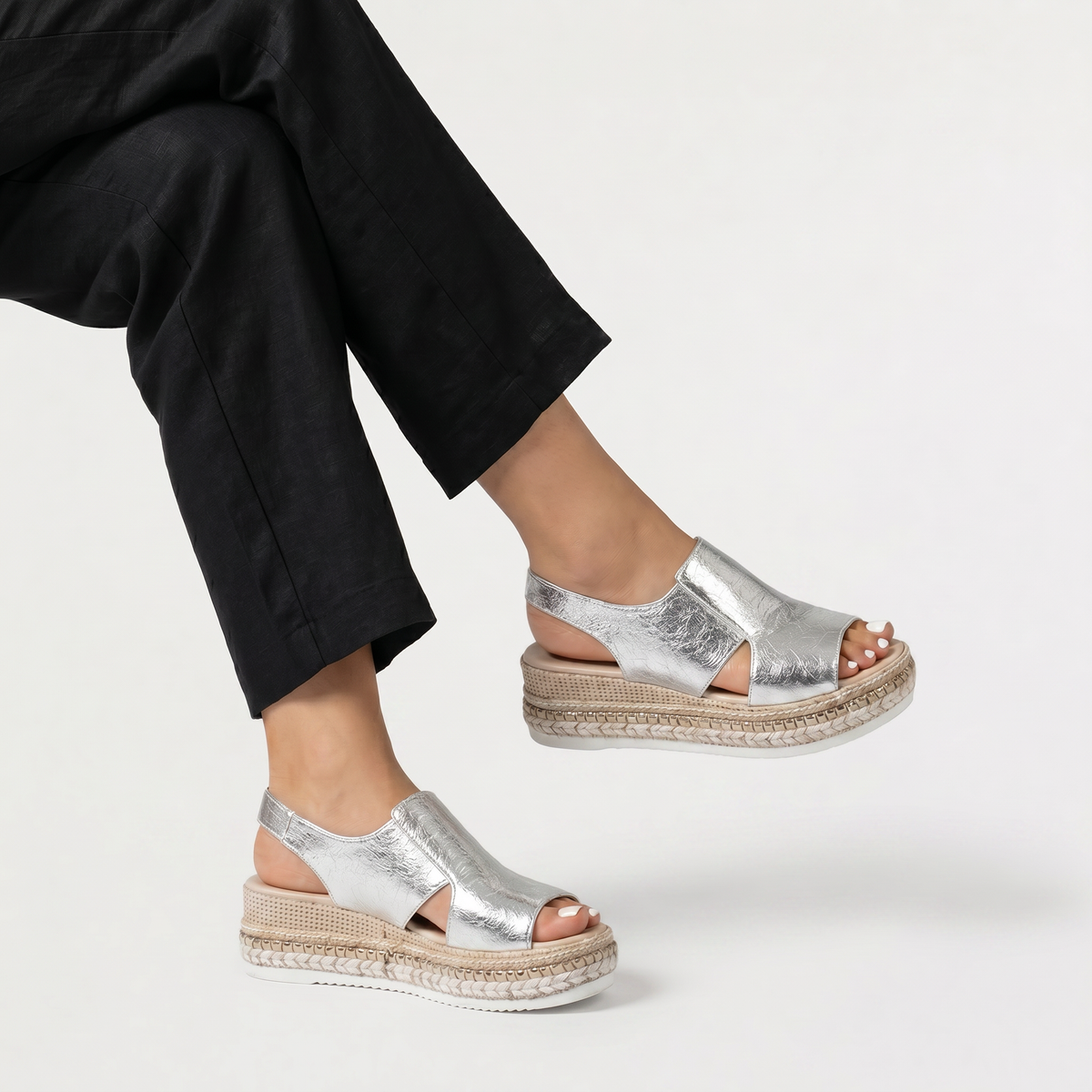 Summer Wedge Slingback Sandals
