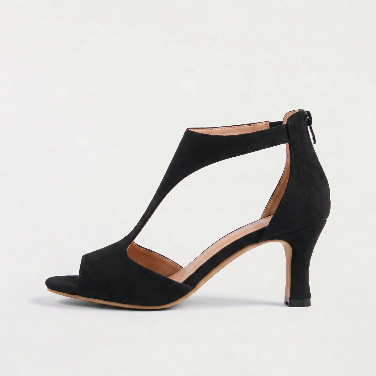 Open-Toe Heeled Sandals
