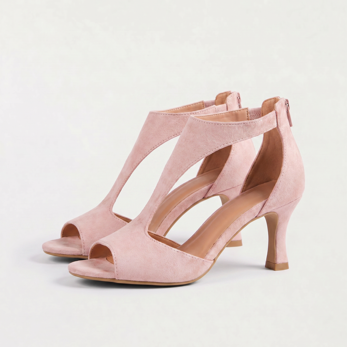 Open-Toe Heeled Sandals