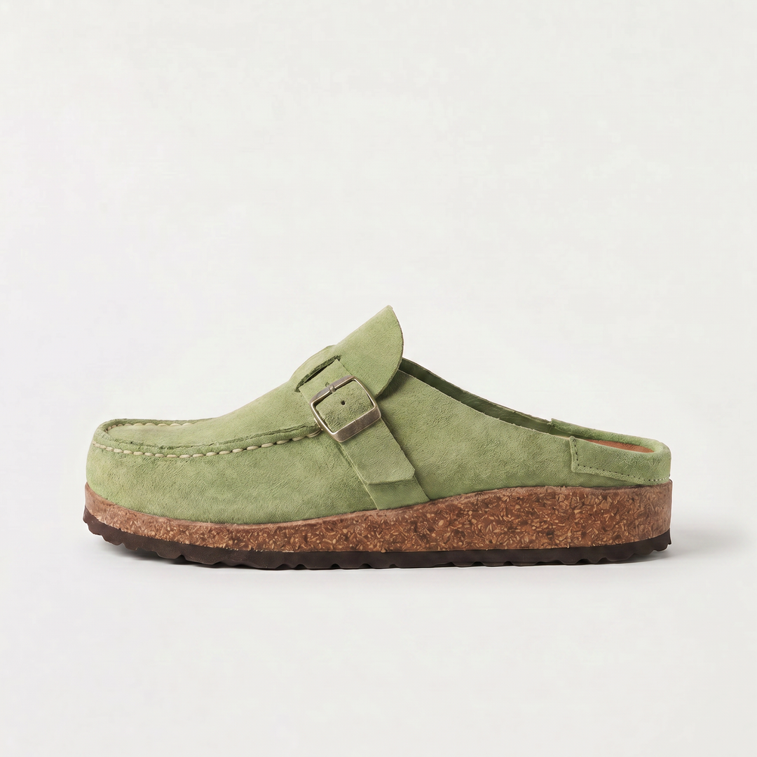Suede-Style Slip-On Loafers