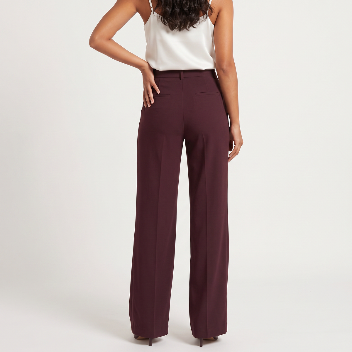 High-Waisted Wide-Leg Pants