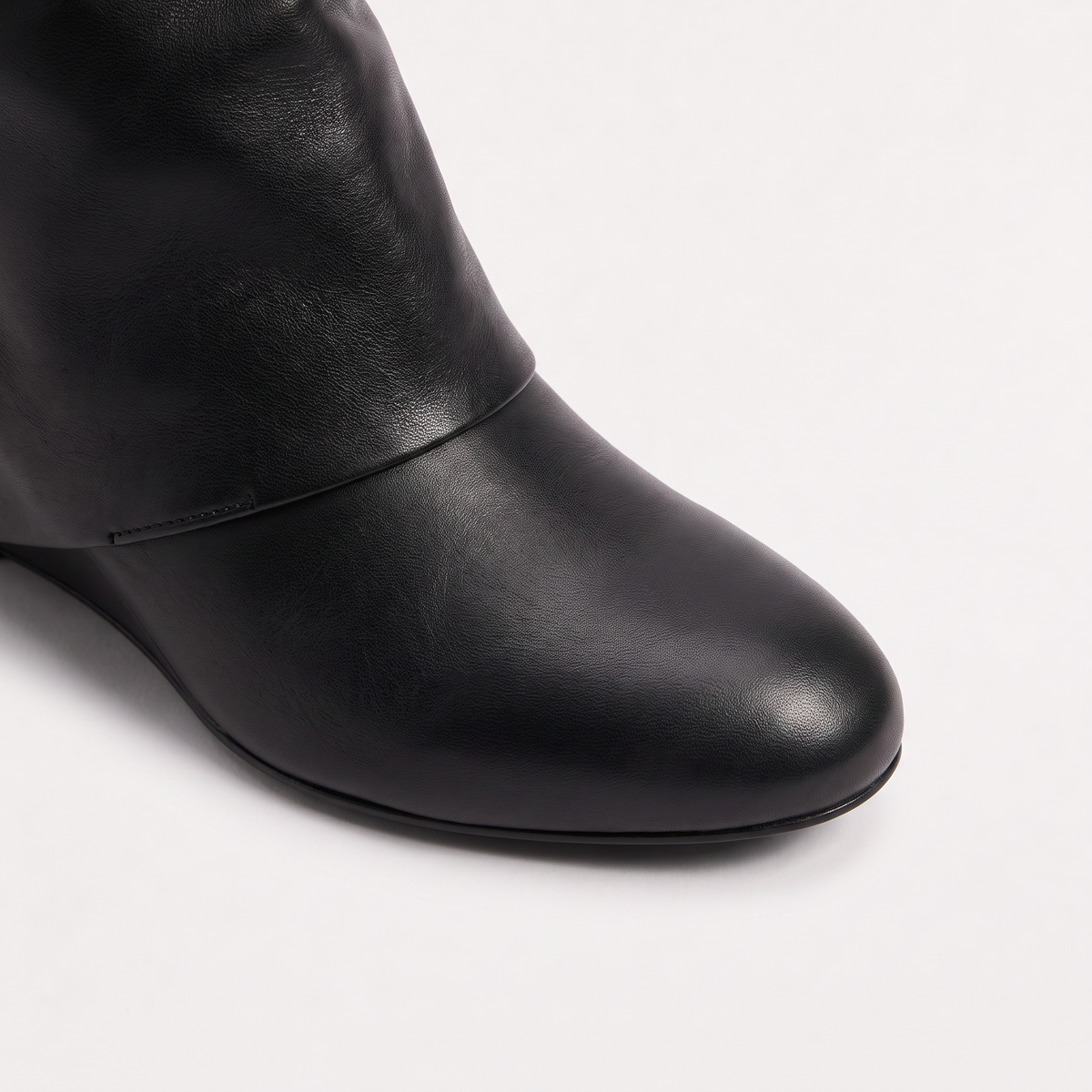 Fold-Over Knee-High Boots