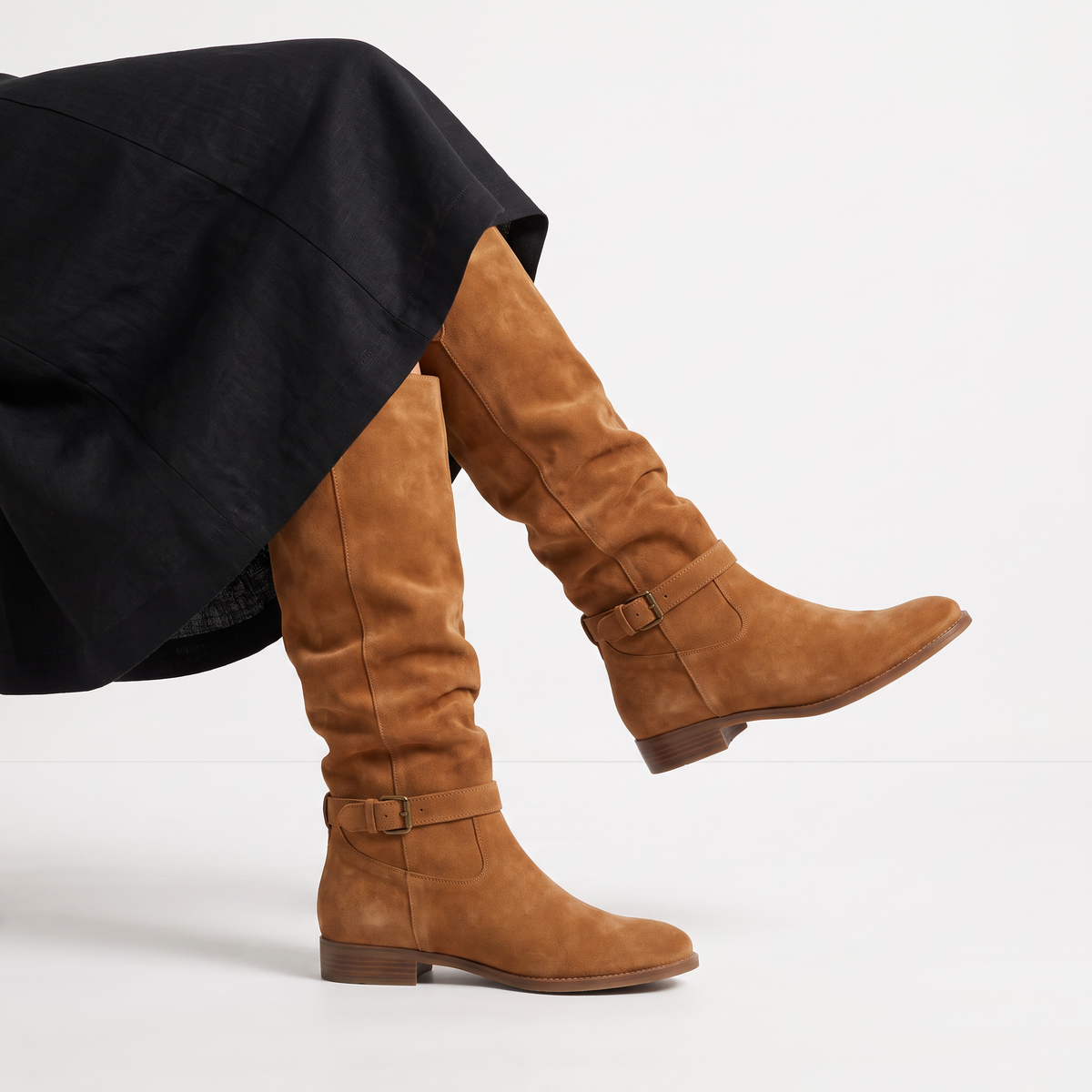 Slouch Knee-High Boots