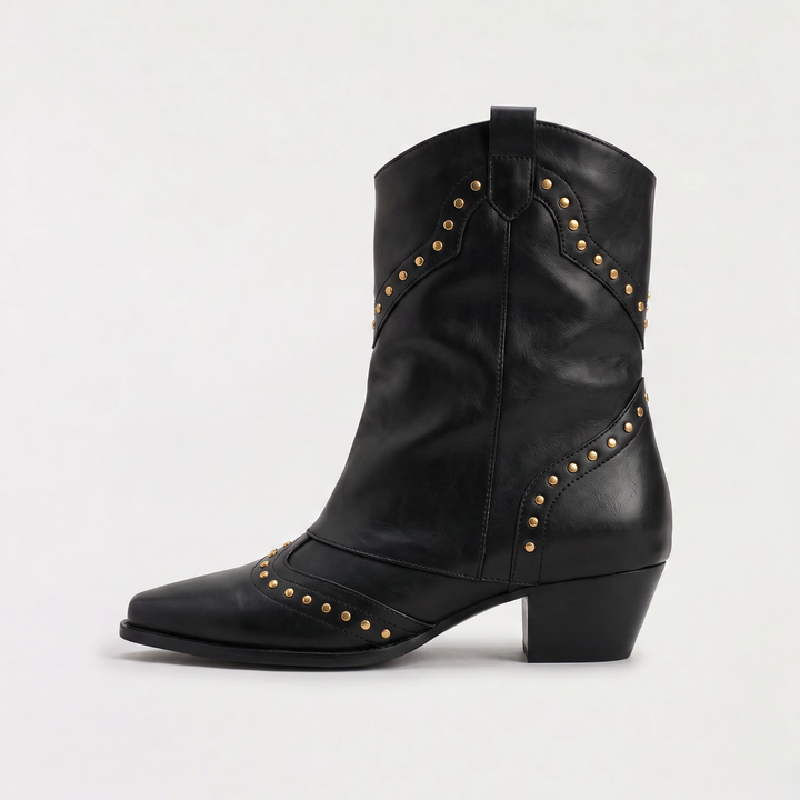 Studded Western Boots
