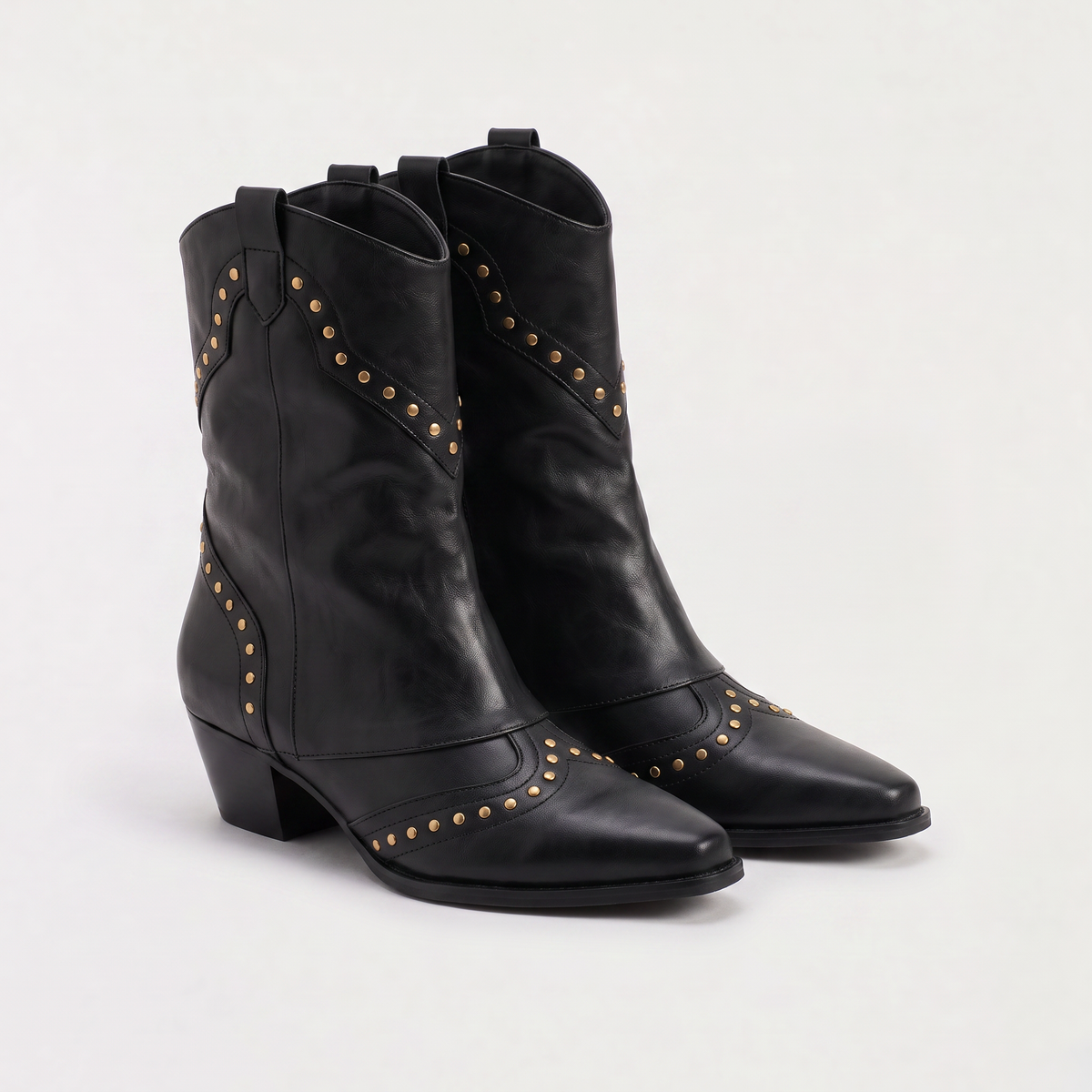 Studded Western Boots