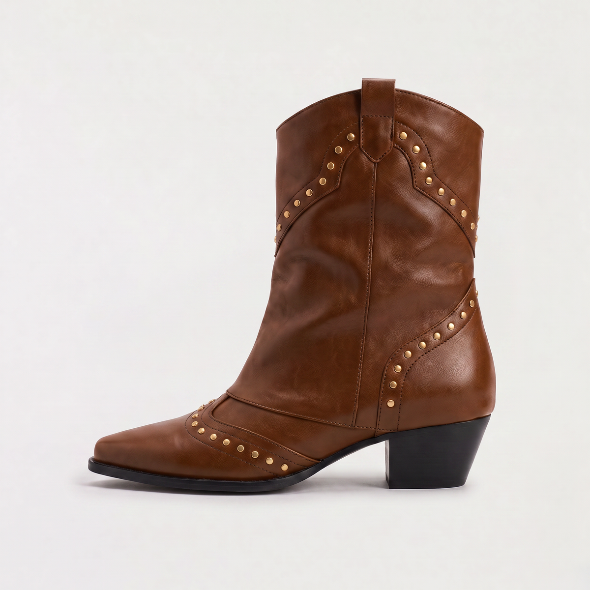 Studded Western Boots
