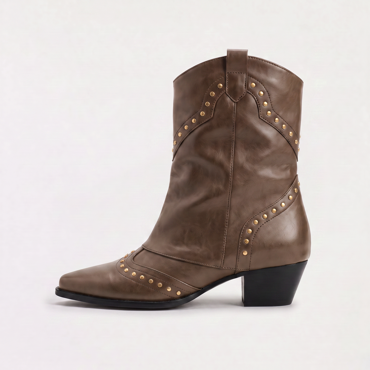 Studded Western Boots