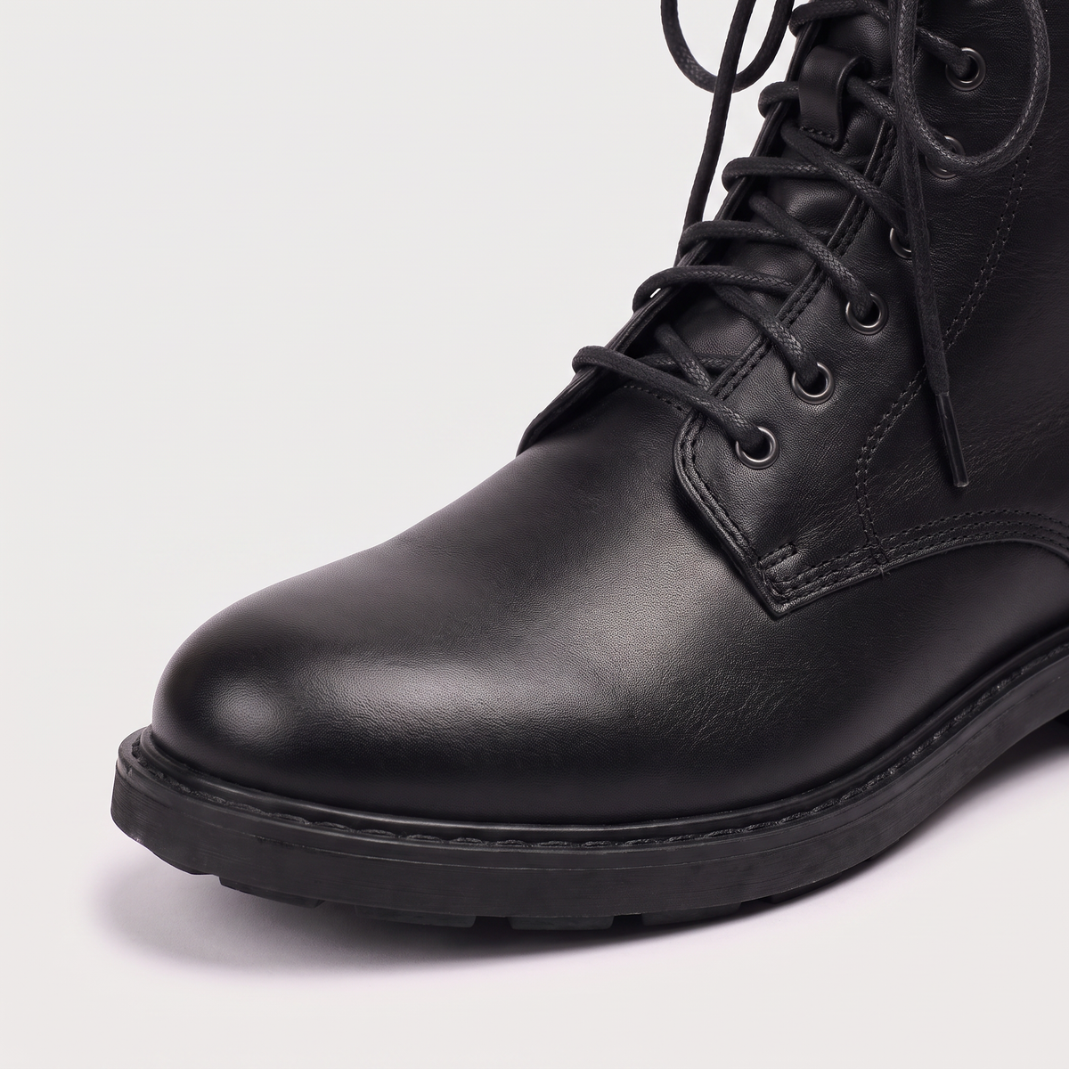 Lace-Up Service Ankle Boots