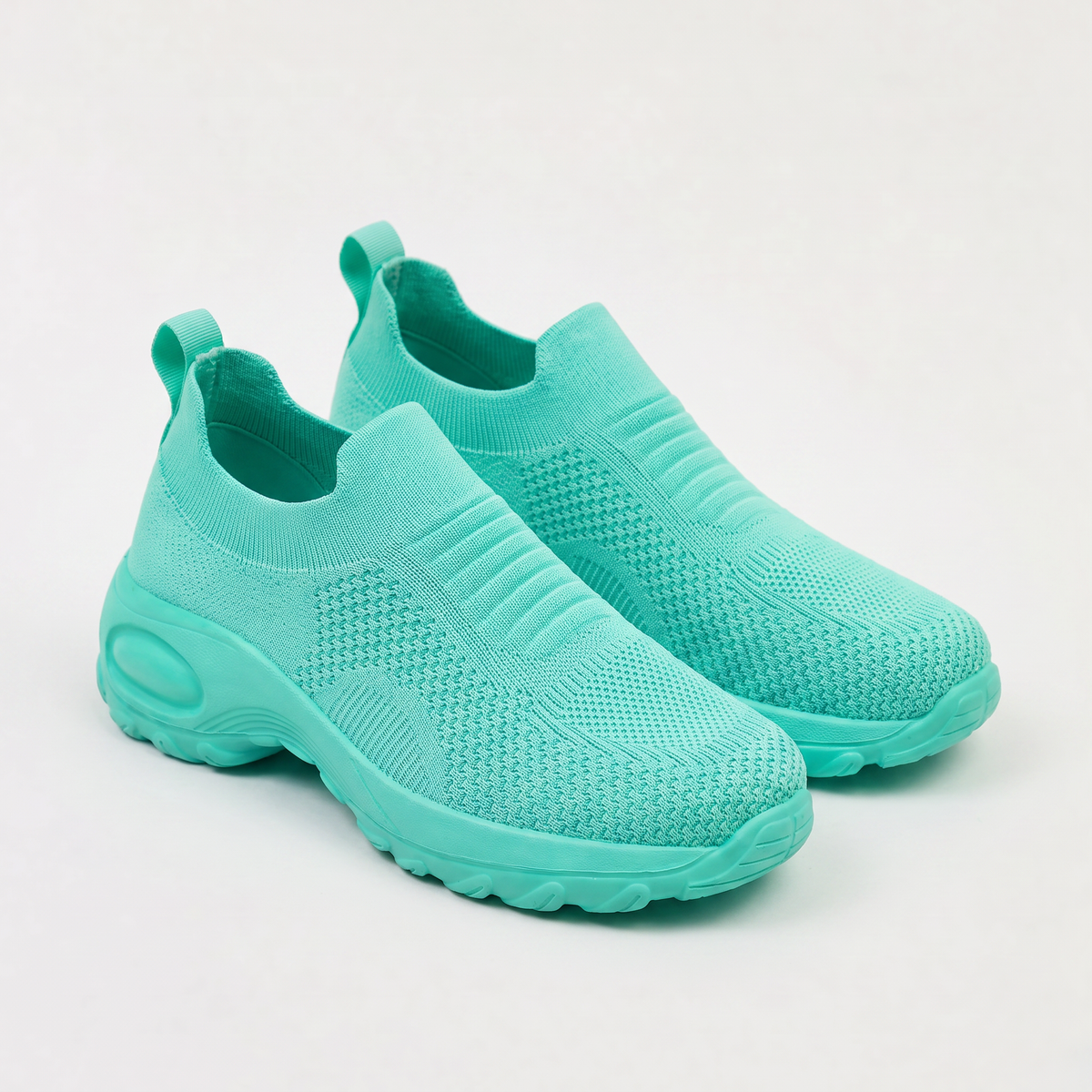 Knit Slip-On Walking Trainers