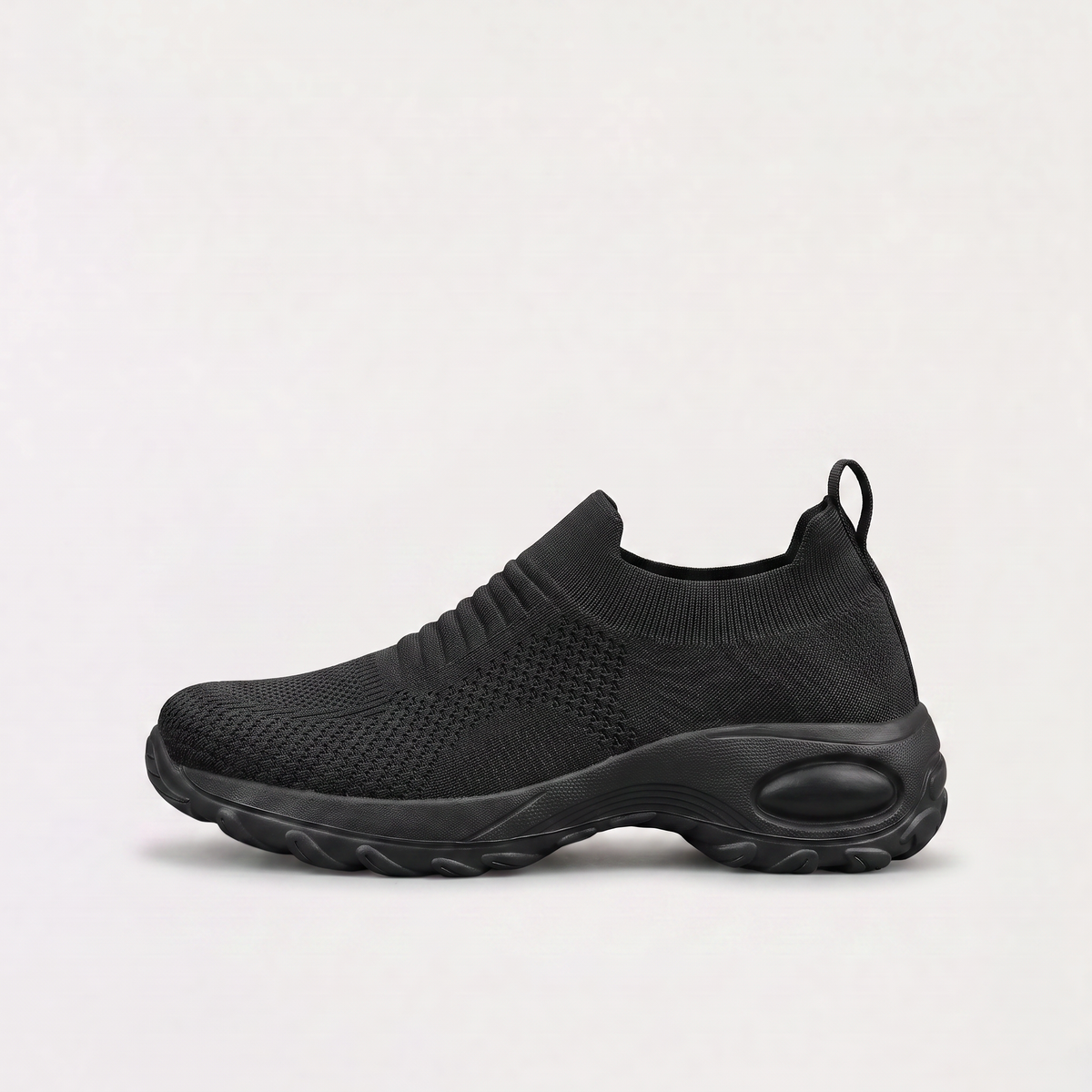 Knit Slip-On Walking Trainers
