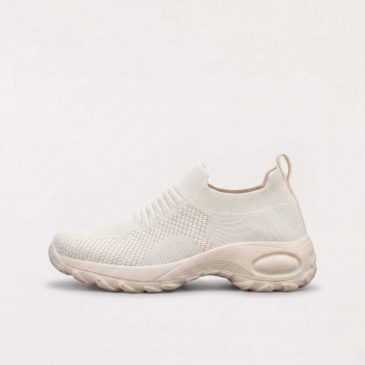 Knit Slip-On Walking Trainers