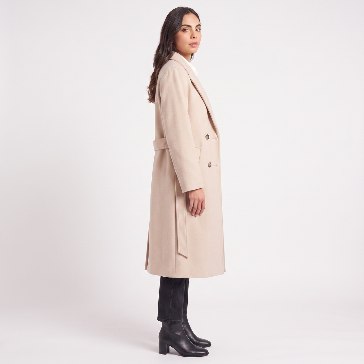 Long Button-Up Coat