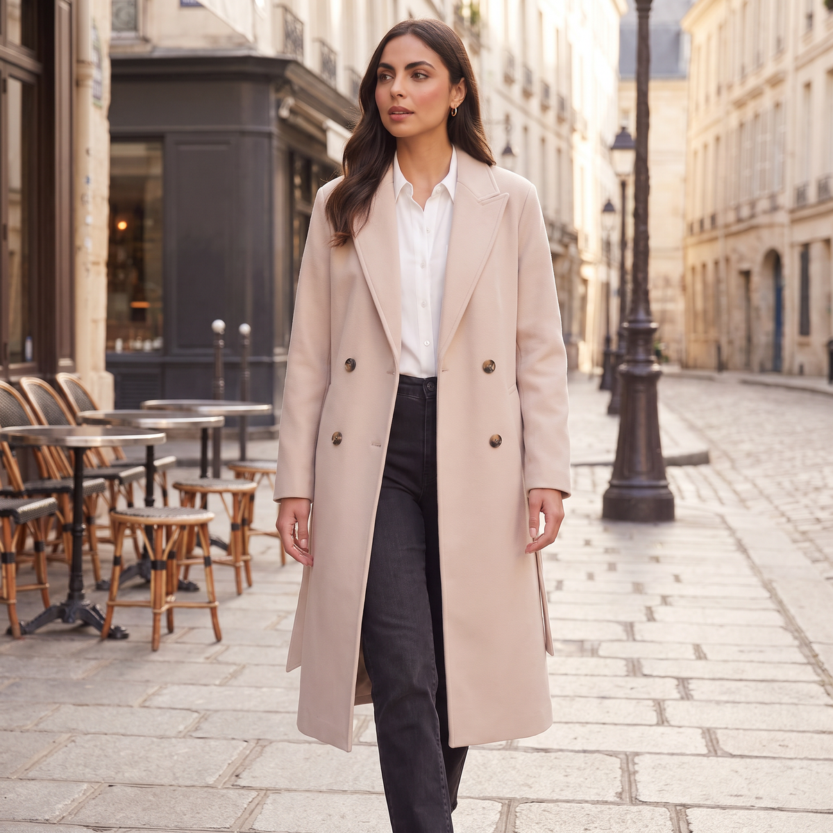 Long Button-Up Coat