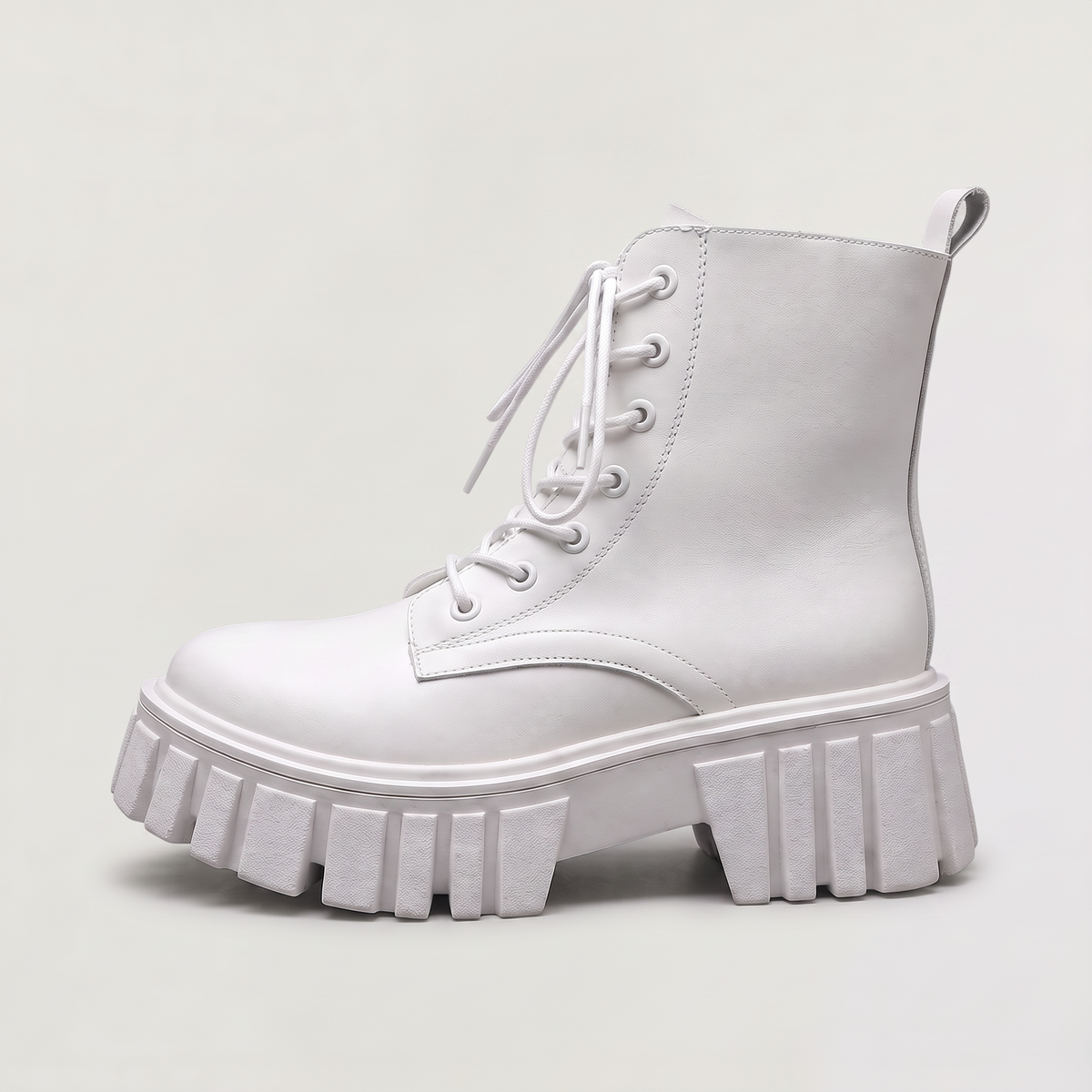 Chunky Lace-Up Combat Boots
