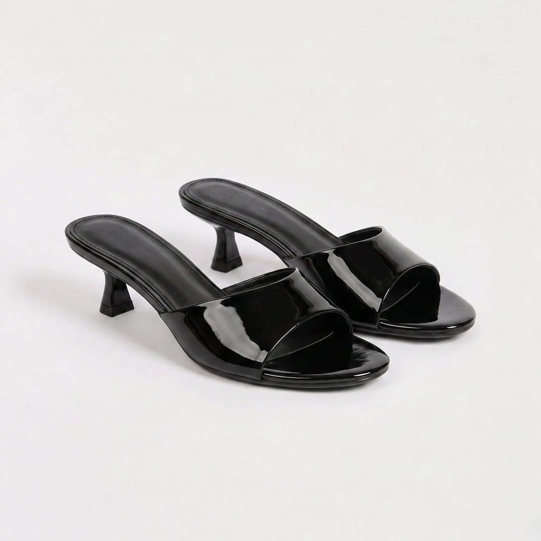 Open Toe Slide Heels