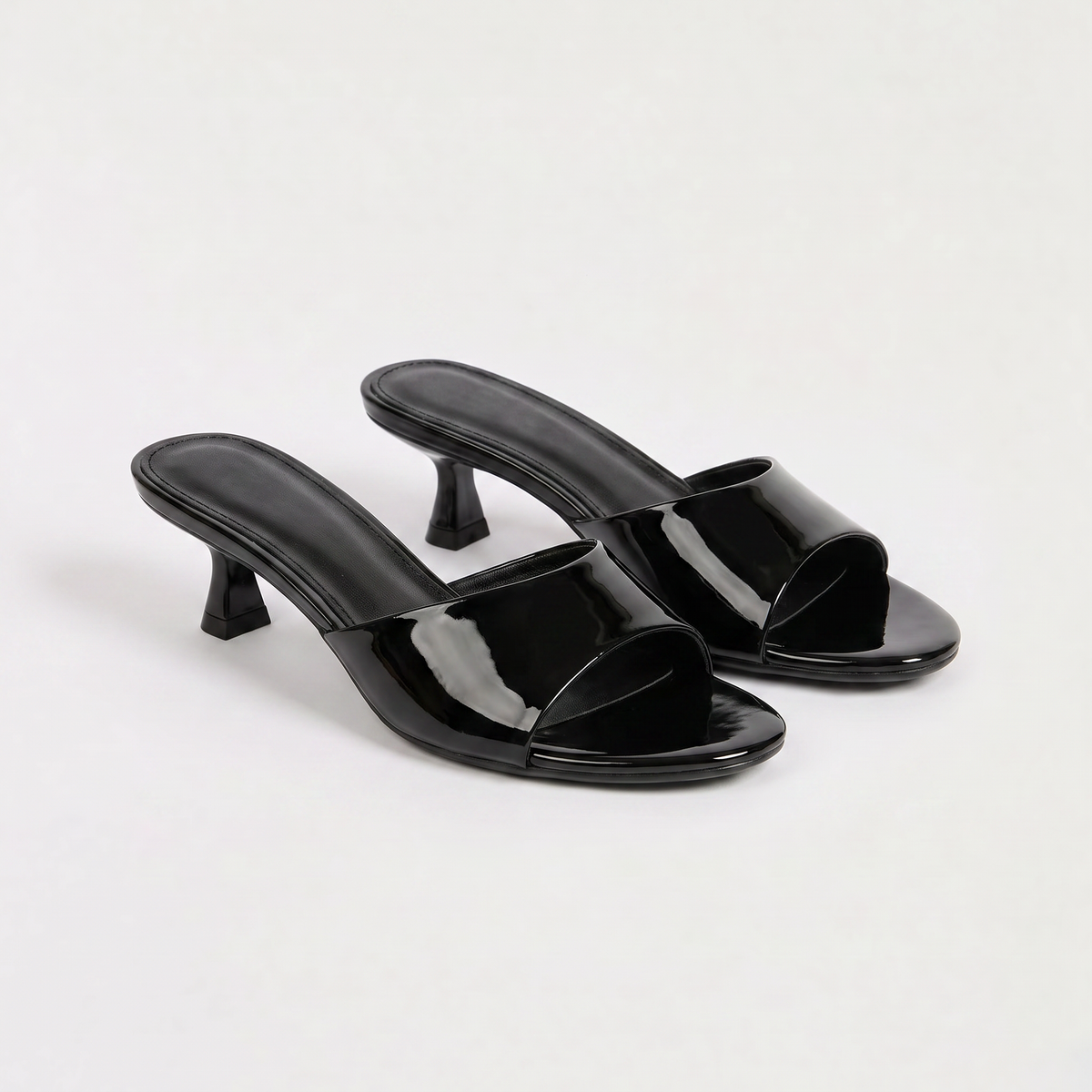 Open Toe Slide Heels